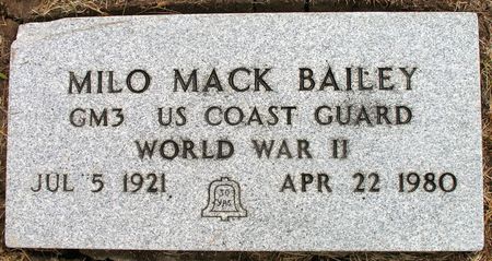 BAILEY, MILO MACK - Ringgold County, Iowa | MILO MACK BAILEY 