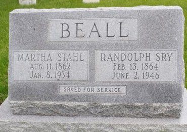 BEALL, RANDOLPH SRY - Ringgold County, Iowa | RANDOLPH SRY BEALL 