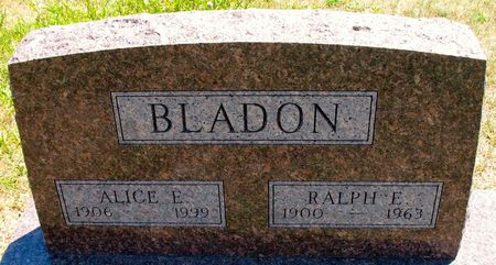 BLADON, ALICE E. - Ringgold County, Iowa | ALICE E. BLADON 