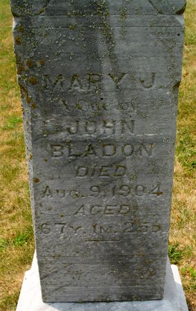 BLADON, MARY J. - Ringgold County, Iowa | MARY J. BLADON 