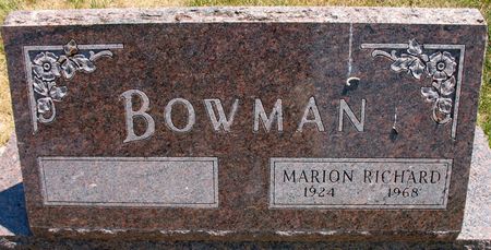 BOWMAN, MARION RICHARD - Ringgold County, Iowa | MARION RICHARD BOWMAN 