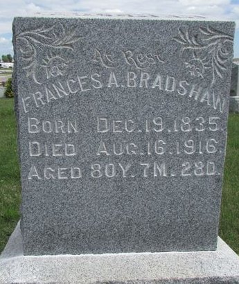 BRADSHAW, FRANCIS A. - Ringgold County, Iowa | FRANCIS A. BRADSHAW 