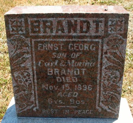 BRANDT, ERNST GEORG - Ringgold County, Iowa | ERNST GEORG BRANDT 
