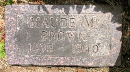 BROWN, MAUDE M. - Ringgold County, Iowa | MAUDE M. BROWN 