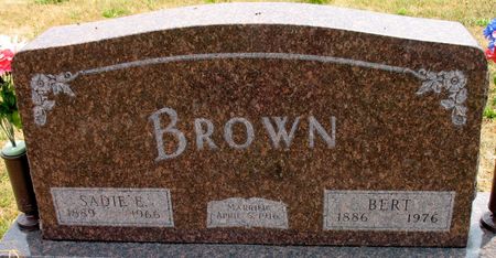 BROWN, BERT - Ringgold County, Iowa | BERT BROWN 