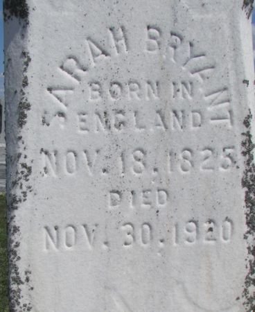 BRYANT, SARAH - Ringgold County, Iowa | SARAH BRYANT 