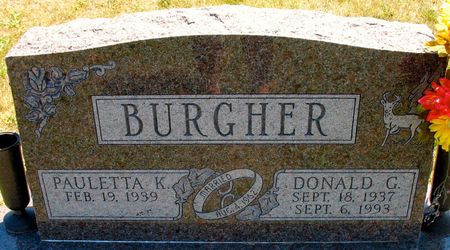 BURGHER, PAULETTA K. - Ringgold County, Iowa | PAULETTA K. BURGHER 