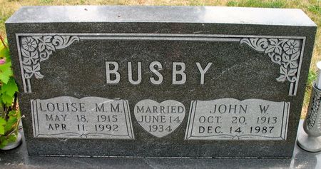 BUSBY, JOHN WILLIAM - Ringgold County, Iowa | JOHN WILLIAM BUSBY 