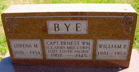 BYE, ERNEST WILLIAM - Ringgold County, Iowa | ERNEST WILLIAM BYE 