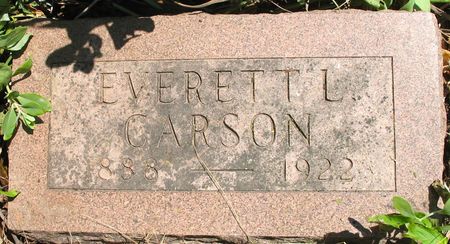 CARSON, EVERETT L. - Ringgold County, Iowa | EVERETT L. CARSON 