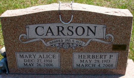 CARSON, HERBERT PAUL 