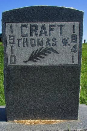 CRAFT, THOMAS W. - Ringgold County, Iowa | THOMAS W. CRAFT 