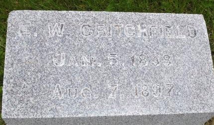 CRITCHFIELD, E. W. (EBENEZER W.) - Ringgold County, Iowa | E. W. (EBENEZER W.) CRITCHFIELD 