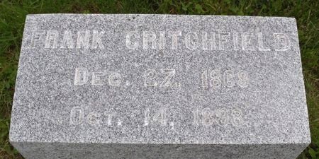 CRITCHFIELD, FRANK - Ringgold County, Iowa | FRANK CRITCHFIELD 