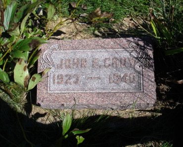 CROY, JOHN E. - Ringgold County, Iowa | JOHN E. CROY 