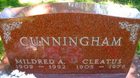 CUNNINGHAM, MILDRED A. - Ringgold County, Iowa | MILDRED A. CUNNINGHAM 