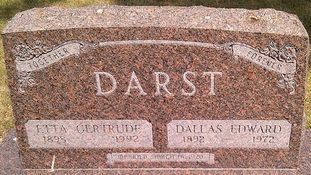 DARST, ETTA GERTRUDE (HAWLEY) - Ringgold County, Iowa | ETTA GERTRUDE (HAWLEY) DARST 