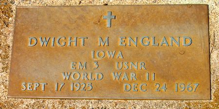 ENGLAND, DWIGHT M. - Ringgold County, Iowa | DWIGHT M. ENGLAND 