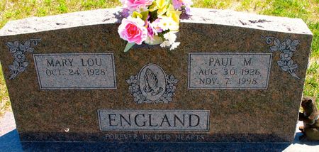 ENGLAND, PAUL M. - Ringgold County, Iowa | PAUL M. ENGLAND 
