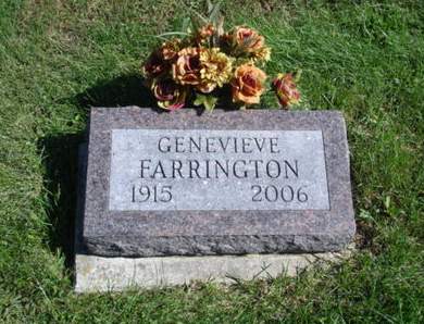 CURRY FARRINGTON, GENEVIEVE - Ringgold County, Iowa | GENEVIEVE CURRY FARRINGTON 