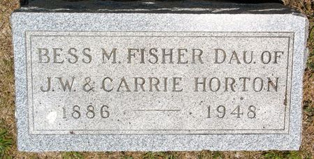 HORTON FISHER, BESS M. - Ringgold County, Iowa | BESS M. HORTON FISHER 
