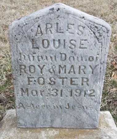 FOSTER, ARLES LOUISE - Ringgold County, Iowa | ARLES LOUISE FOSTER 