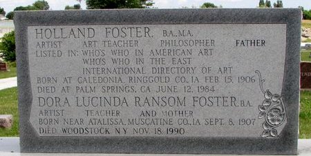 FOSTER, HOLLAND - Ringgold County, Iowa | HOLLAND FOSTER 
