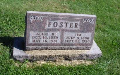 FOSTER, ALICE M. - Ringgold County, Iowa | ALICE M. FOSTER 