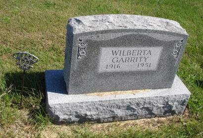 GARRITY, WILBERTA LEE - Ringgold County, Iowa | WILBERTA LEE GARRITY 