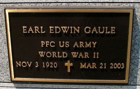 GAULE, EARL EDWIN - Ringgold County, Iowa | EARL EDWIN GAULE 