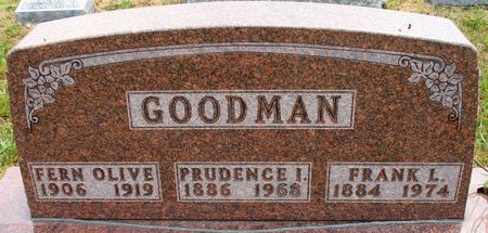 GOODMAN, FERN OLIVE - Ringgold County, Iowa | FERN OLIVE GOODMAN 