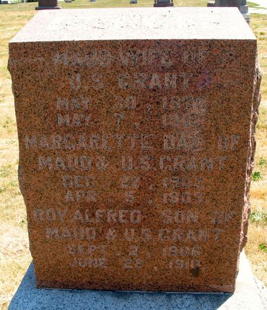 GRANT, MAUD (RICHARDS) - Ringgold County, Iowa | MAUD (RICHARDS) GRANT 