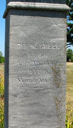 GREEN, GEORGE W. - Ringgold County, Iowa | GEORGE W. GREEN 