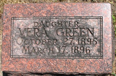 GREEN, VERA - Ringgold County, Iowa | VERA GREEN 