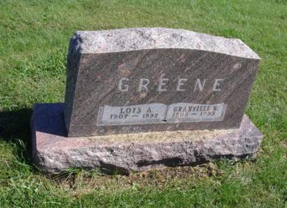 GREENE, GRANVILLE WILLIAM - Ringgold County, Iowa | GRANVILLE WILLIAM GREENE 