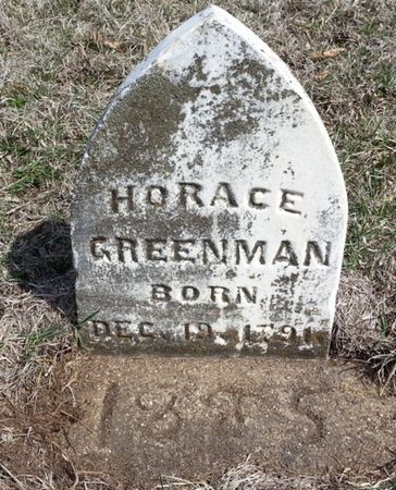 GREENMAN, HORACE - Ringgold County, Iowa | HORACE GREENMAN 