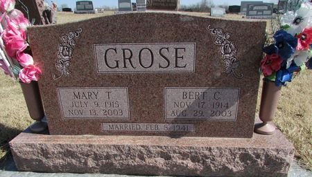 GLICK GROSE, MARY T - Ringgold County, Iowa | MARY T GLICK GROSE 