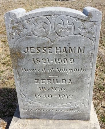 HAMM, ZERILDA (BOOTH) - Ringgold County, Iowa | ZERILDA (BOOTH) HAMM 