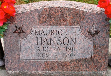 HANSON, MAURICE H. - Ringgold County, Iowa | MAURICE H. HANSON 