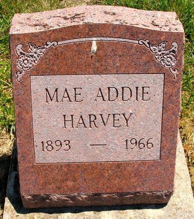 HARVEY, MAE ADDIE - Ringgold County, Iowa | MAE ADDIE HARVEY 