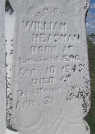 HEASMAN, WILLIAM - Ringgold County, Iowa | WILLIAM HEASMAN 
