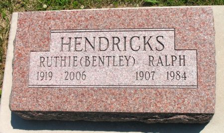 BENTLEY HENDRICKS, RUTHIE - Ringgold County, Iowa | RUTHIE BENTLEY HENDRICKS 