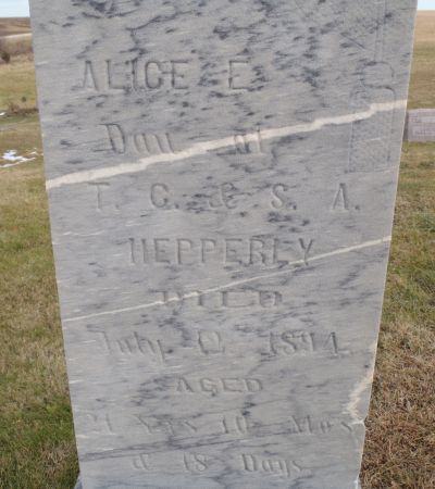 HEPPERLY, ALICE E. - Ringgold County, Iowa | ALICE E. HEPPERLY 