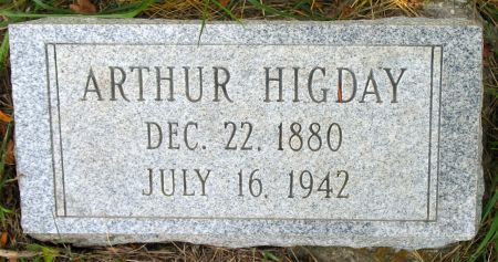 HIGDAY, ARTHUR - Ringgold County, Iowa | ARTHUR HIGDAY 