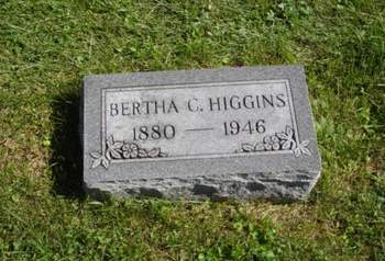 HIGGINS, BERTHA C. - Ringgold County, Iowa | BERTHA C. HIGGINS 