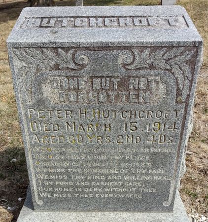 HUTCHCROFT, PETER H. - Ringgold County, Iowa | PETER H. HUTCHCROFT 