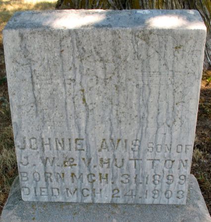 HUTTON, JOHNIE AVIS - Ringgold County, Iowa | JOHNIE AVIS HUTTON 