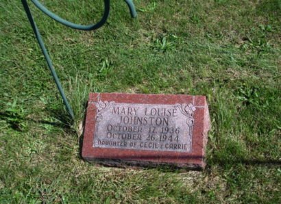 JOHNSTON, MARY LOUISE - Ringgold County, Iowa | MARY LOUISE JOHNSTON 
