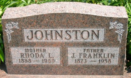 JOHNSTON, J. FRANKLIN - Ringgold County, Iowa | J. FRANKLIN JOHNSTON 