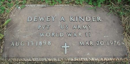 KINDER, DEWEY A. - Ringgold County, Iowa | DEWEY A. KINDER 